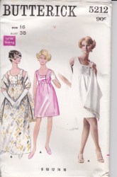 5212 68 MS EMPIRE SLEEVELESS DRESS LENGTHS, STOLE PATTERN 12 34